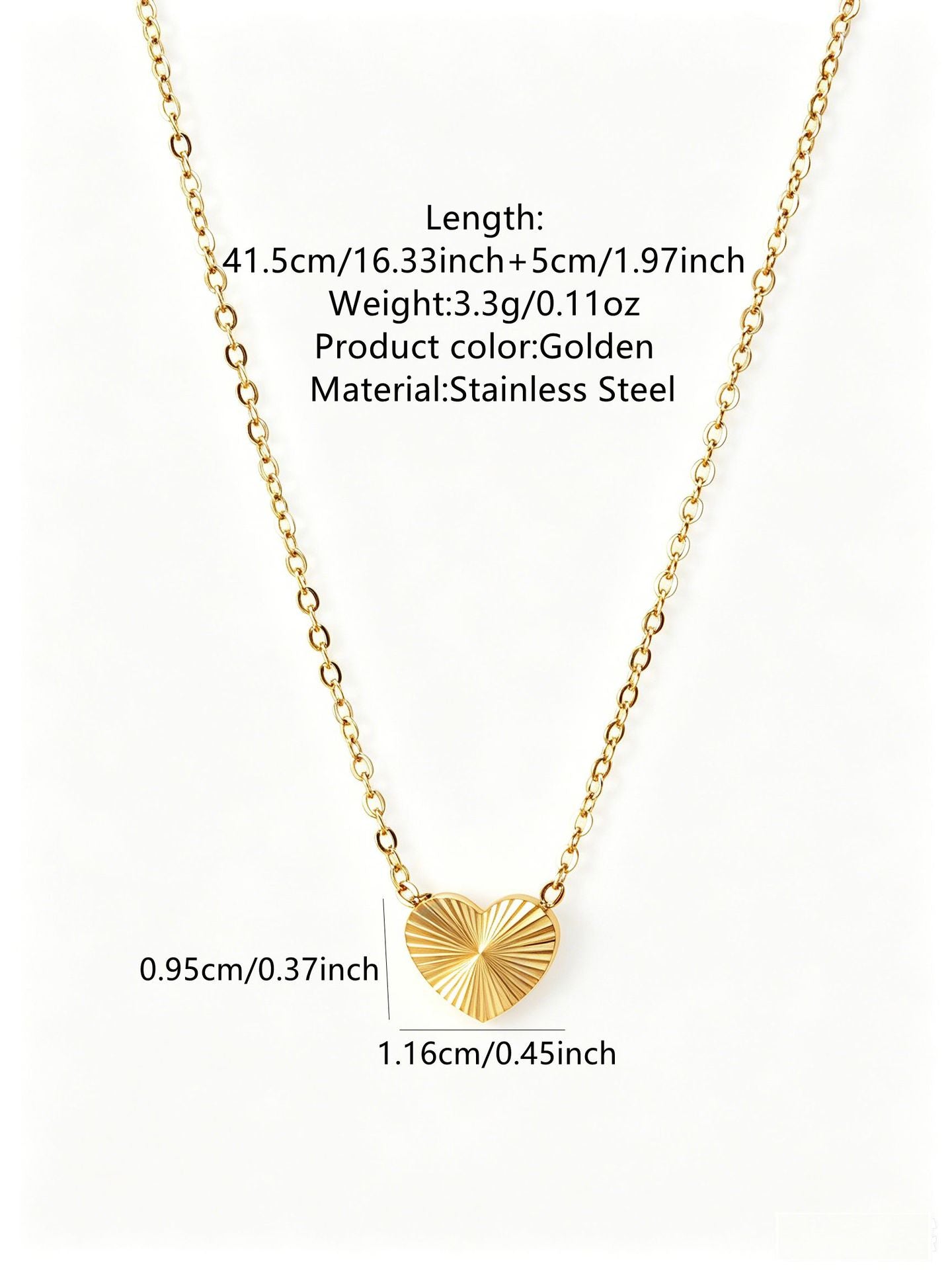 Wholesale Stainless Steel Heart Jewelry Set Earrings Necklace Bracelet for Boutique Resale