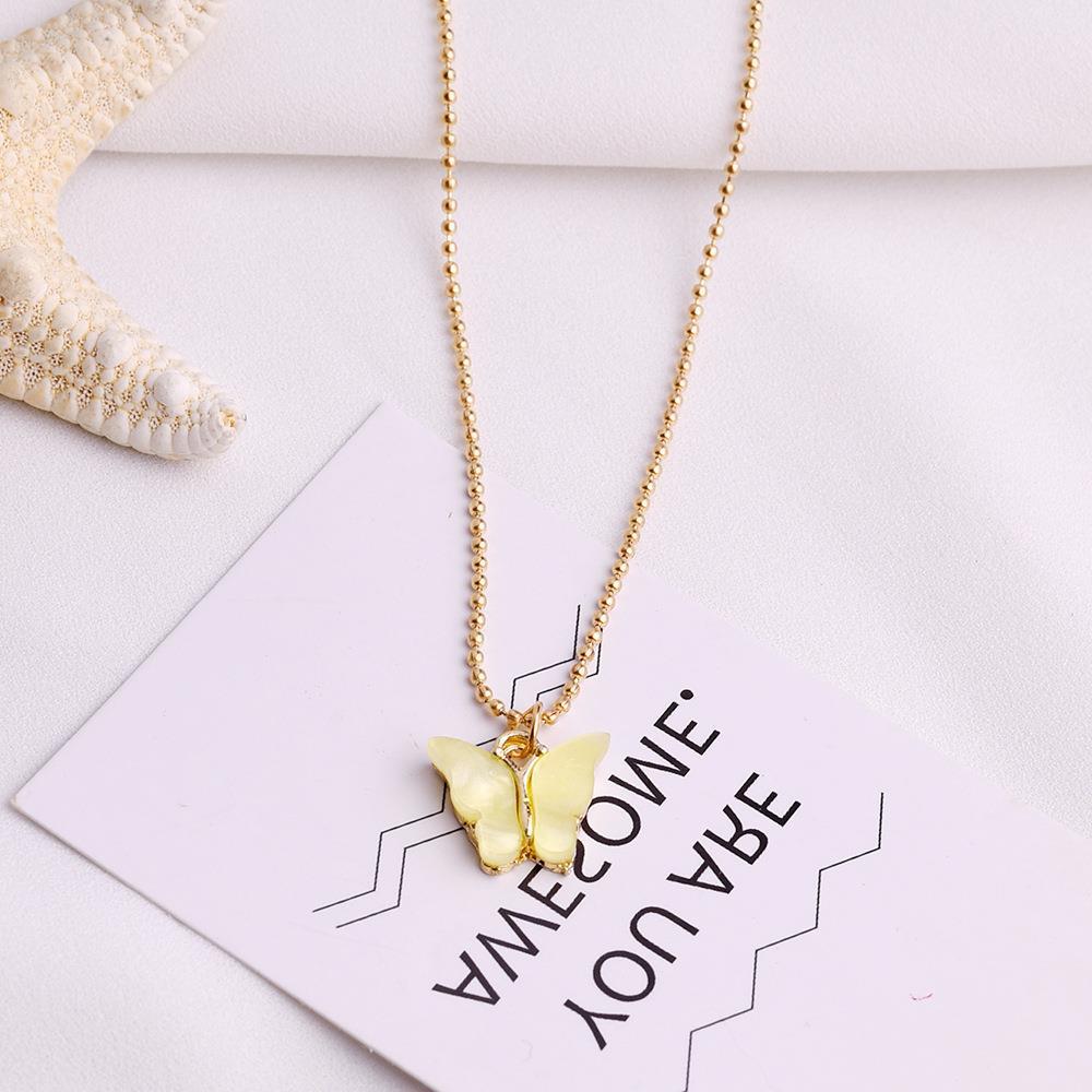 Wholesale Multicolor Butterfly Earrings Necklace ACC-NE-Gaot002