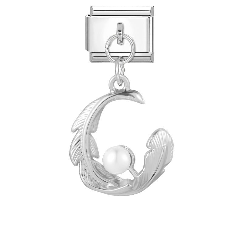 Wholesale Stainless Steel DIY Pendant Butterfly Moon Star Trendy Fashion Accessory for Boutique Resale