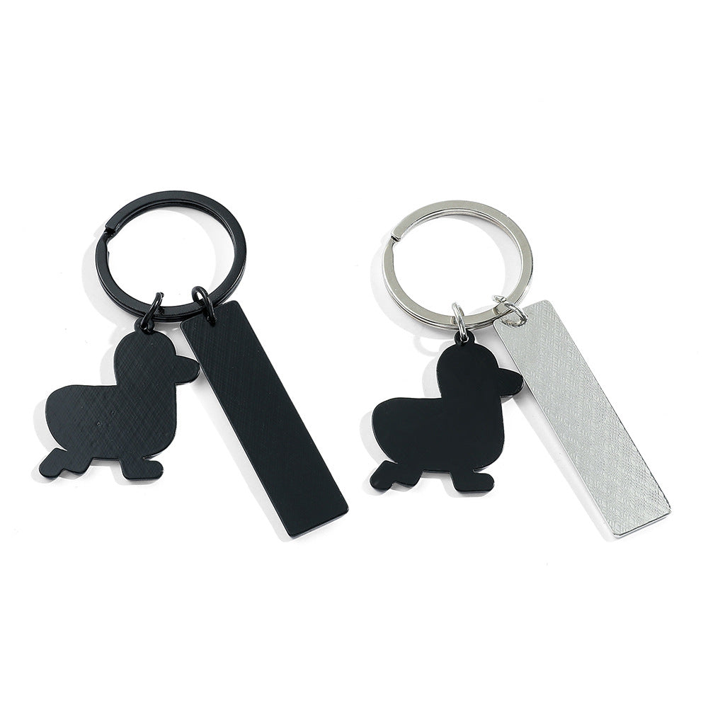 Wholesale  cute pet duck keychain
