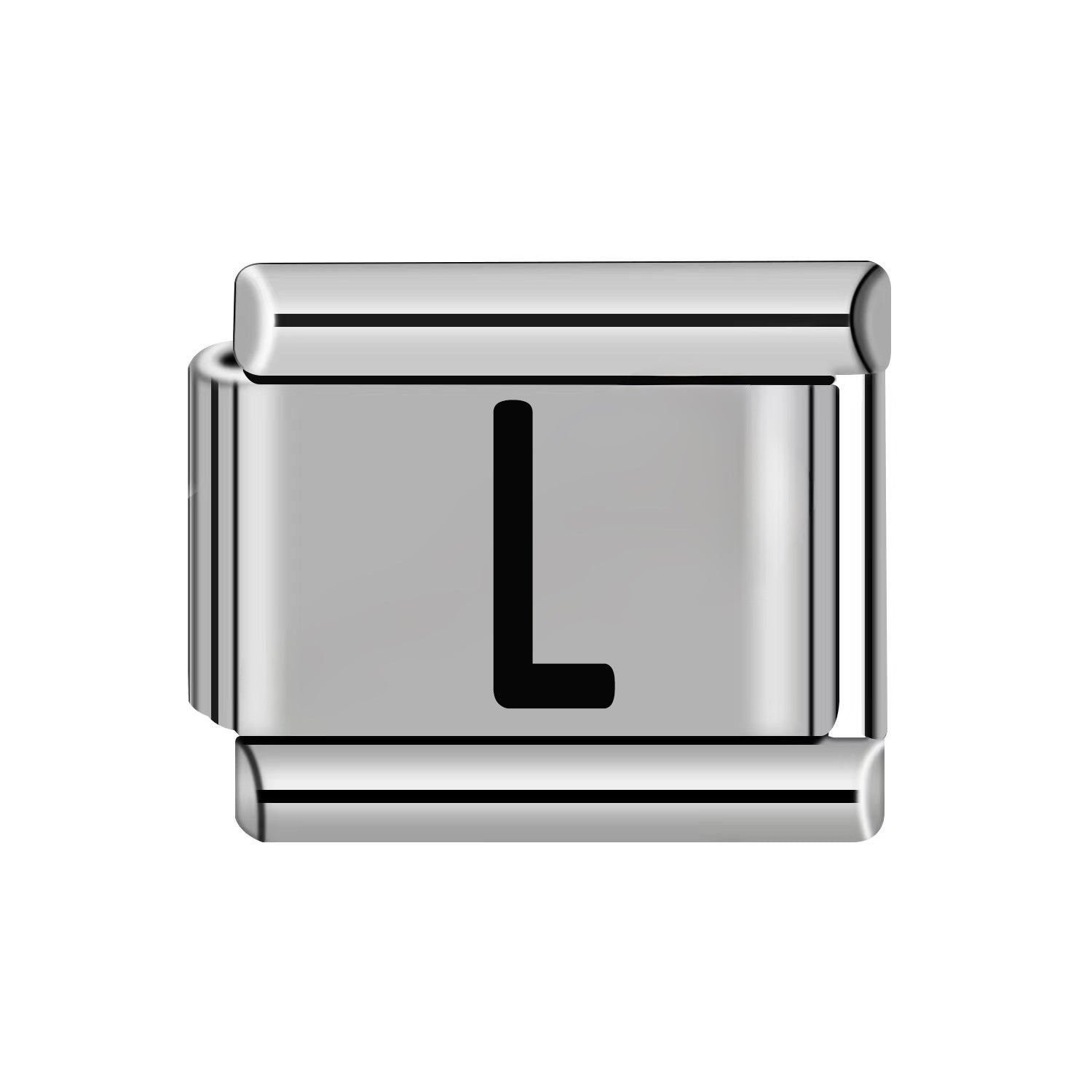 Wholesale 10pcs Italian Charm Bracelet 9mm DIY Splicing Removable Stainless Steel Letter Composable Bracelet ACC-BT-XY051