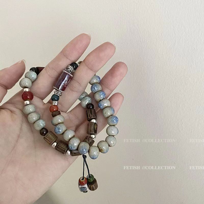 Wholesale Bohemian Porcelain Bead Bracelet ACC-BT-YXH003