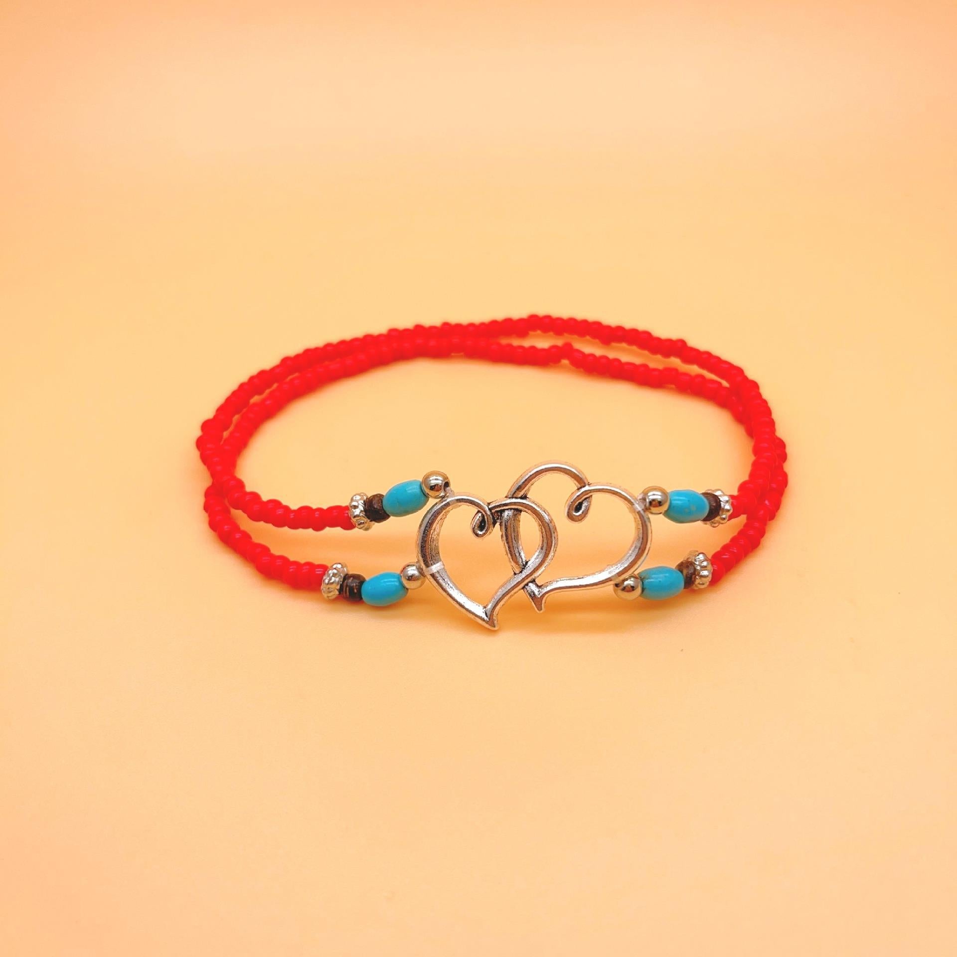 Wholesale Beach Style Footwear Stacked Love Rice Bead Anklets ACC-AS-Gaot001