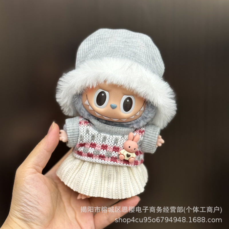 Wholesale Cute cartoon doll clothes set toy