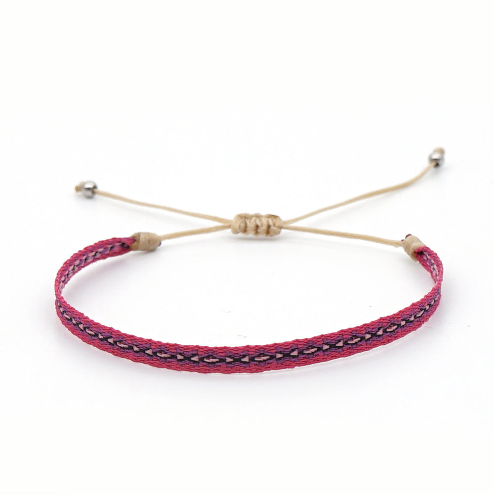 Wholesale Ethnic Style Webbing Lucky Stacking Bracelets Miyuki ACC-BT-Qiqi020