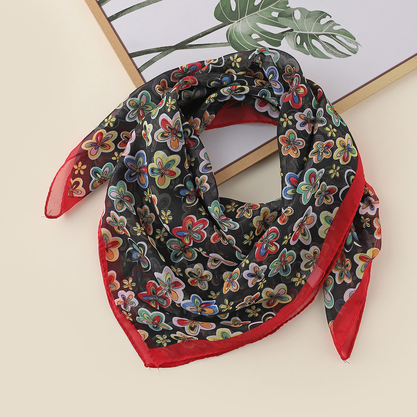 Wholesale Leopard print large square scarf