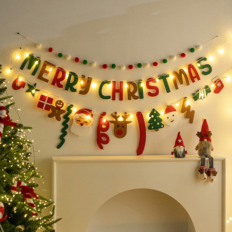 Wholesale Christmas Flags and Felt Decorations ACC-DS-SY008