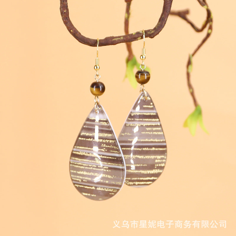 Wholesale Western Style Gold-plated Desert Earrings