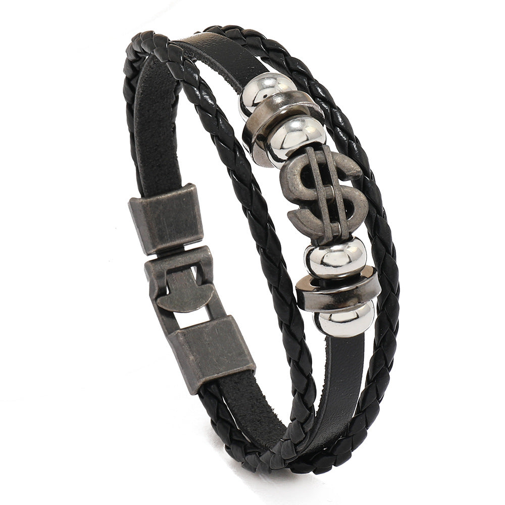 Wholesale Vintage Leather Bracelet Buckle Bracelet ACC-BT-Saih009