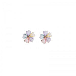 Wholesale Colorful acrylic flower earrings