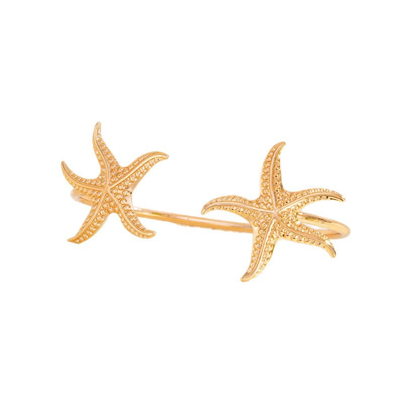 Wholesale Beach starfish bracelet adjustable ring starfish arm bracelet