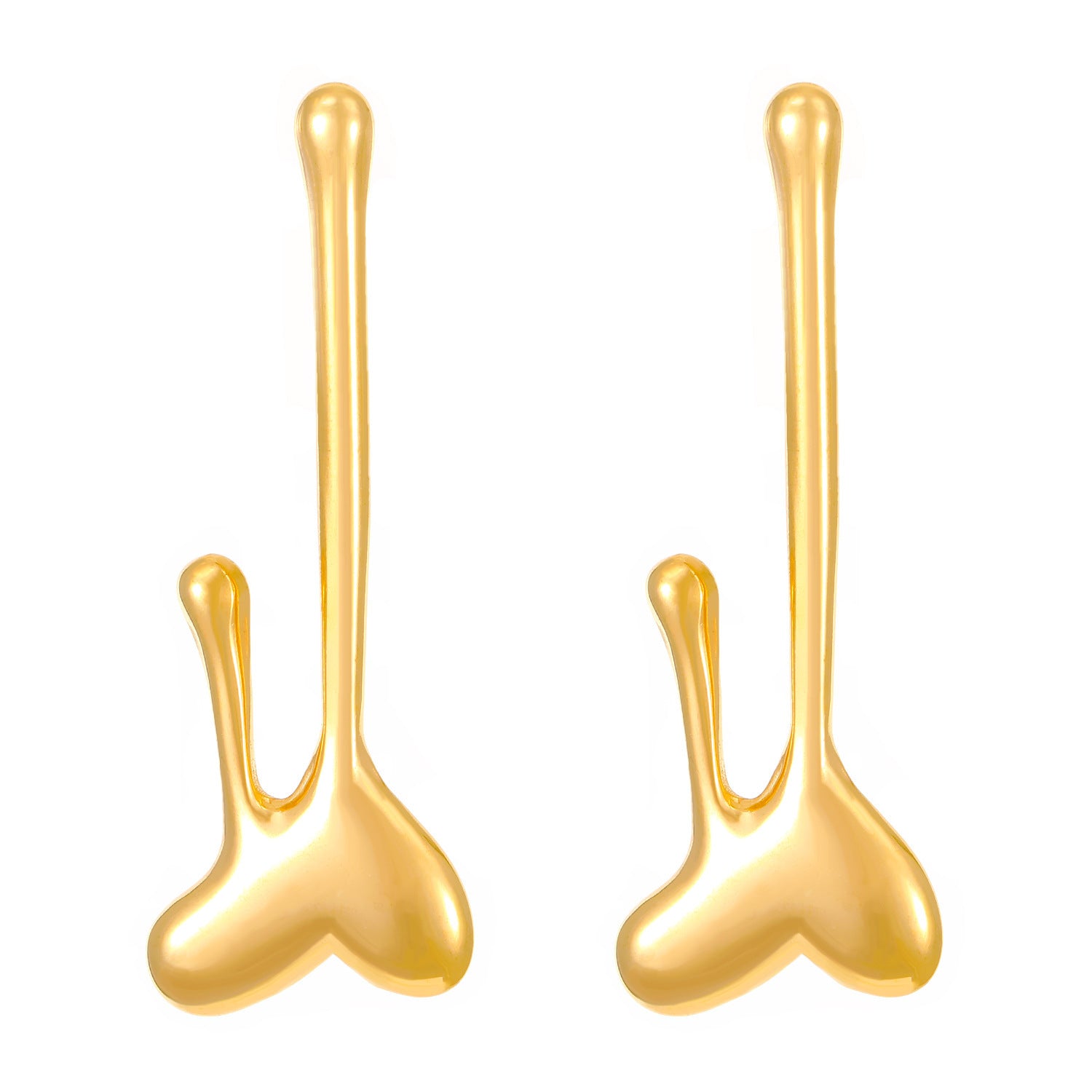 Wholesale Stainless steel water drop pendant necklace earrings accessories