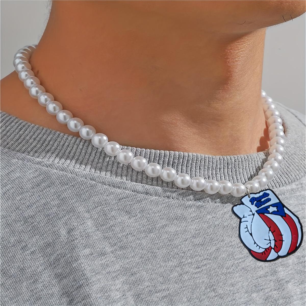 Wholesale American Independence Day Series Pearl Necklace