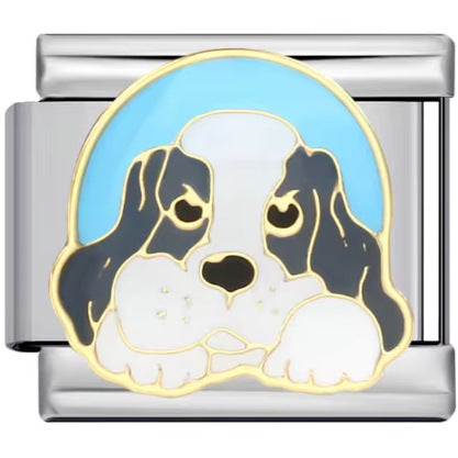 Wholesale Italian 3D modular billiards style  stainless steel bracelet