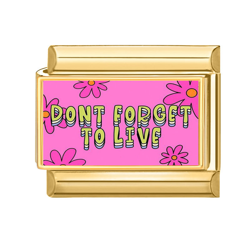 Wholesale 9mm Italian Charm Starter Bracelets DIY Letters Stainless Steel Composable Bracelet