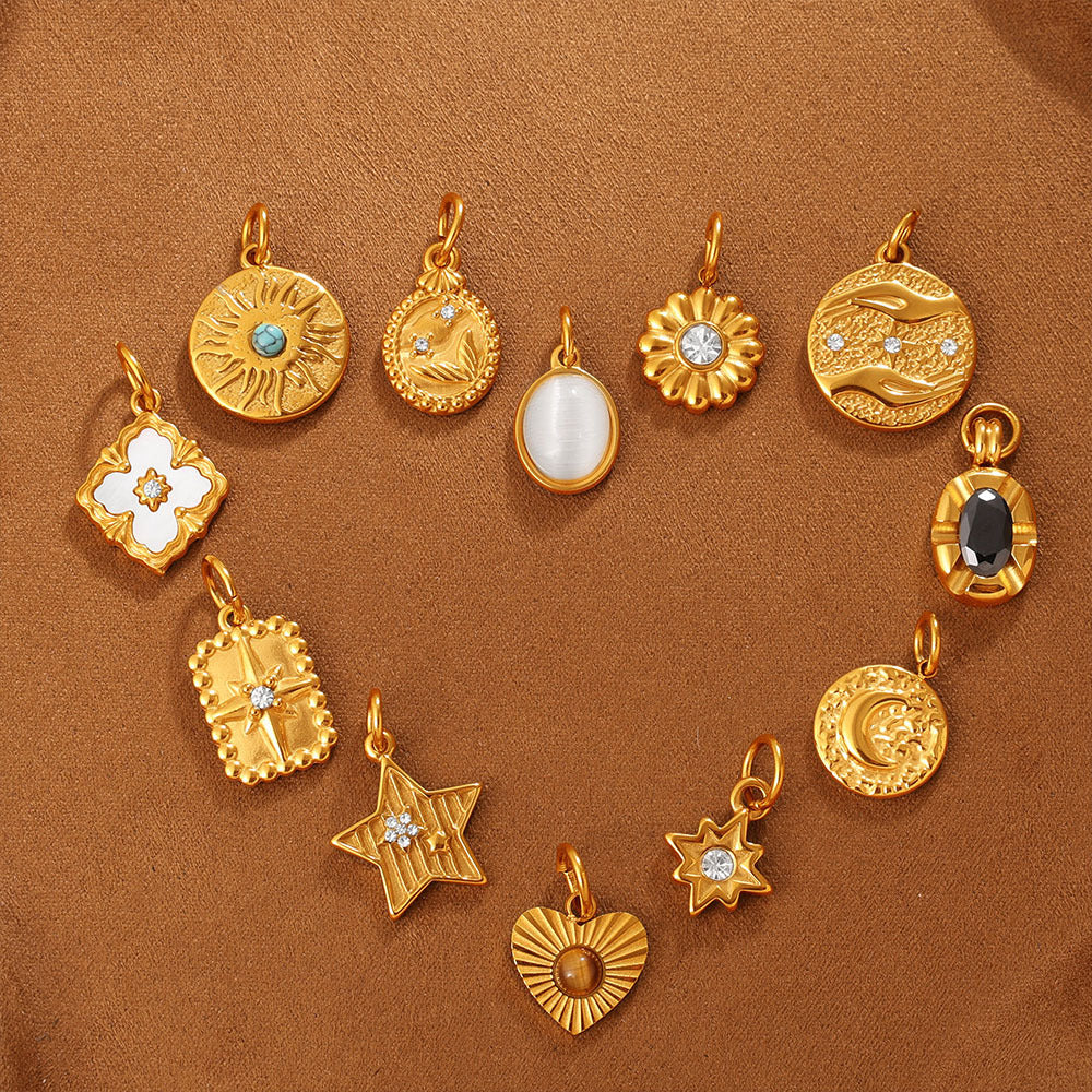 Wholesale Women' s Stainless Steel Jewelry Charms