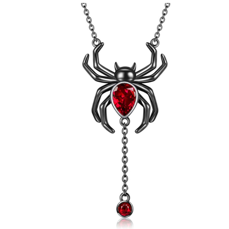 Wholesale Halloween Spider Pendant Necklace