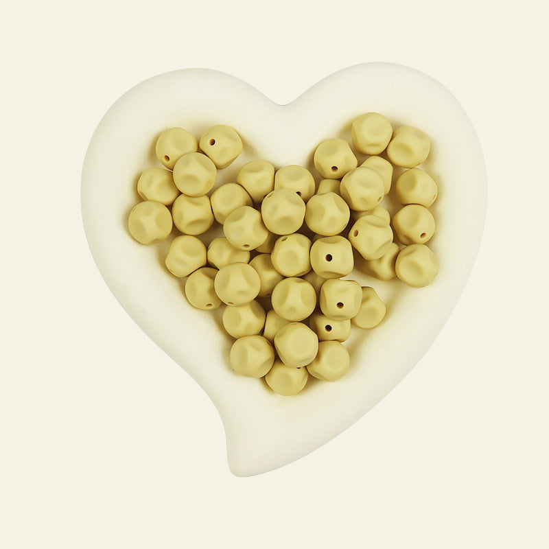 Wholesale 100pcs 15mm Irregular Silicone Beads DIY for Beadable ACC-BDS-JIaHao003