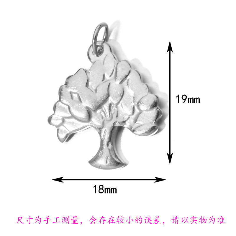 Wholesale Stainless Steel Color-Preserving DIY Heart  Charms