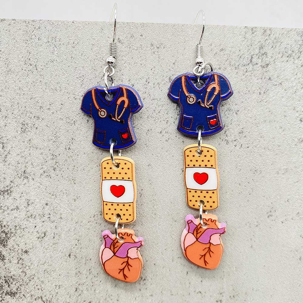 Wholesale Nurses'  Day Acrylic Earrings