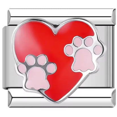 Wholesale Italian Charm Bracelet 9mm DIY Splicing Colorful Star Eyes Stainless Steel Composable Bracelet