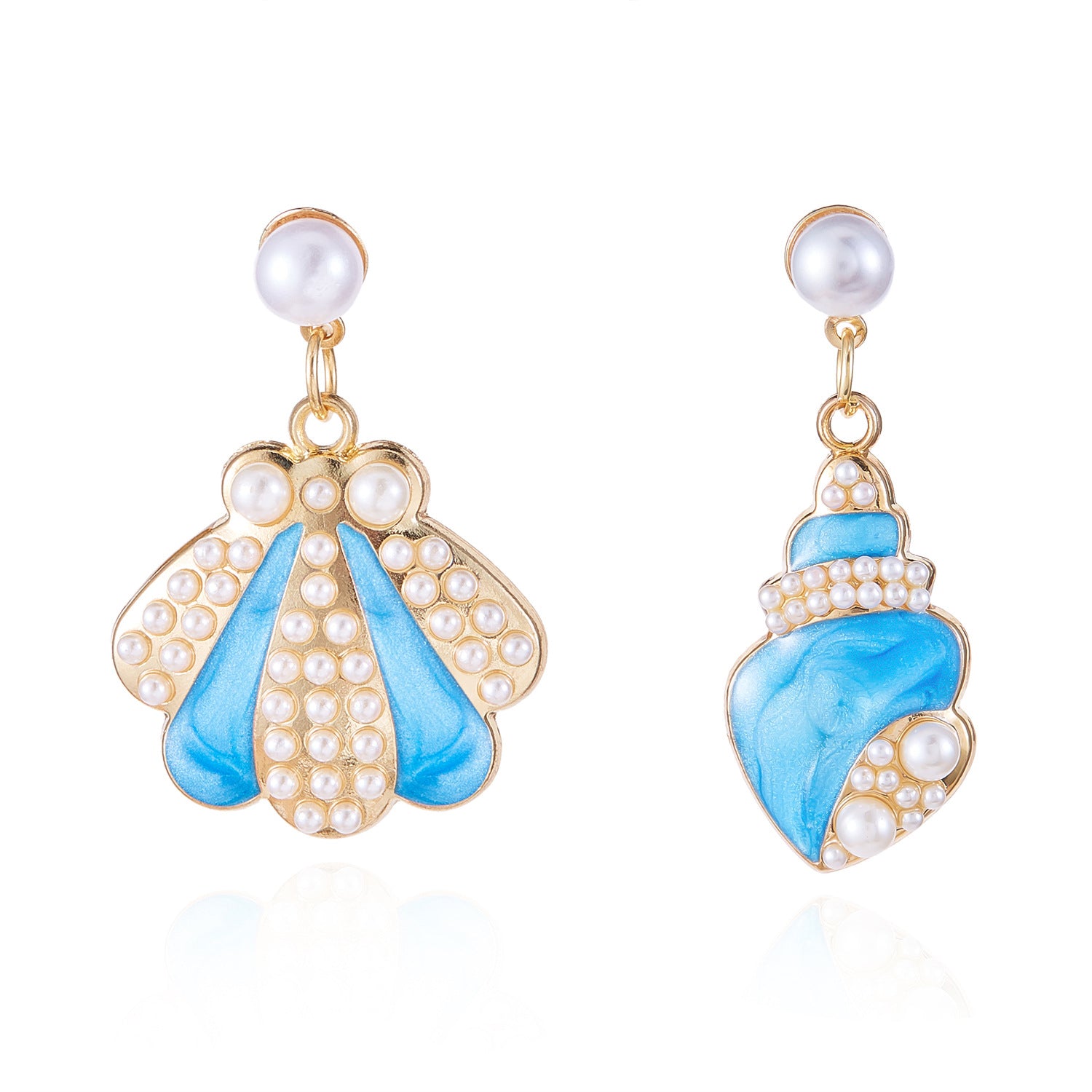 Wholesale  Ocean Irregular Starfish Earrings