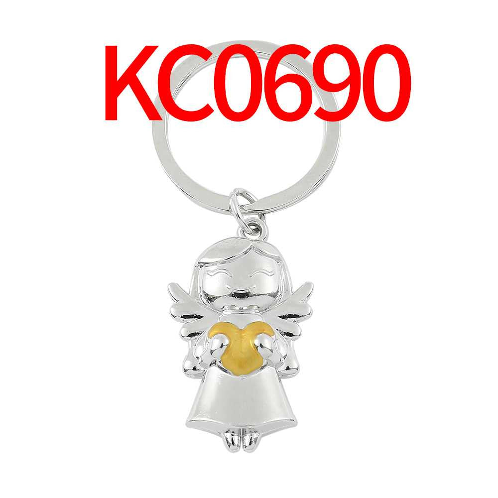Wholesale  love boy girl Smile Angel keychain