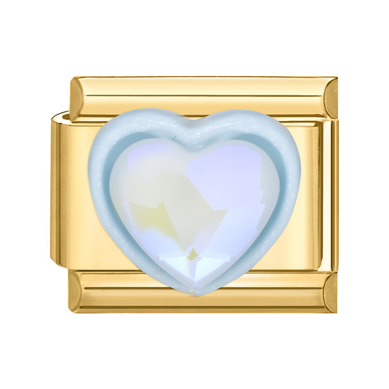 Wholesale Italian Charm Bracelet 9mm DIY Splicing Cute Creative Stainless Steel Composable Bracelet