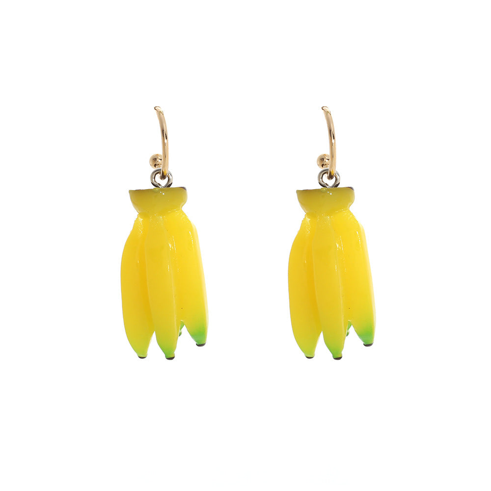 Wholesale Banana Pendant Earrings