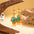 Wholesale Halloween earrings  funny fun skull tassel rice beads earrings