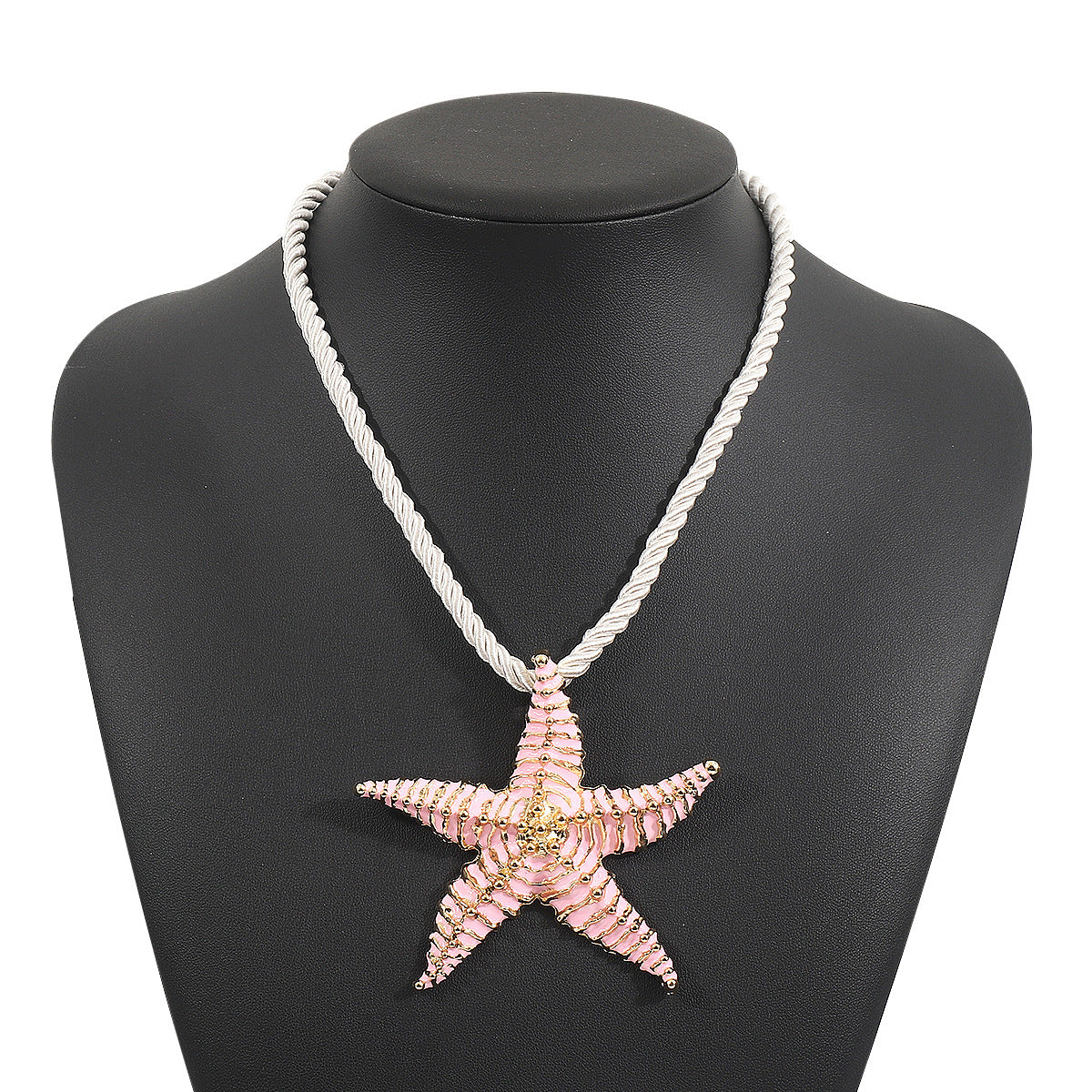 Wholesale beach starfish pendant necklace  ZA  irregular alloy clavicle Necklace