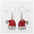 Wholesale Christmas hat cute rhinestone earrings