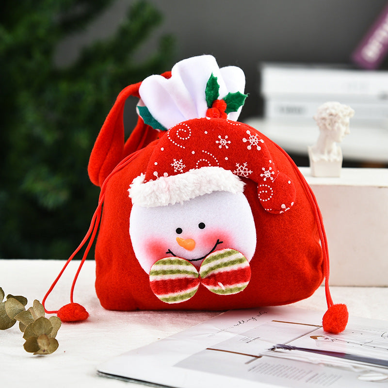 Wholesale   three-dimensional beveled decorative apple bag