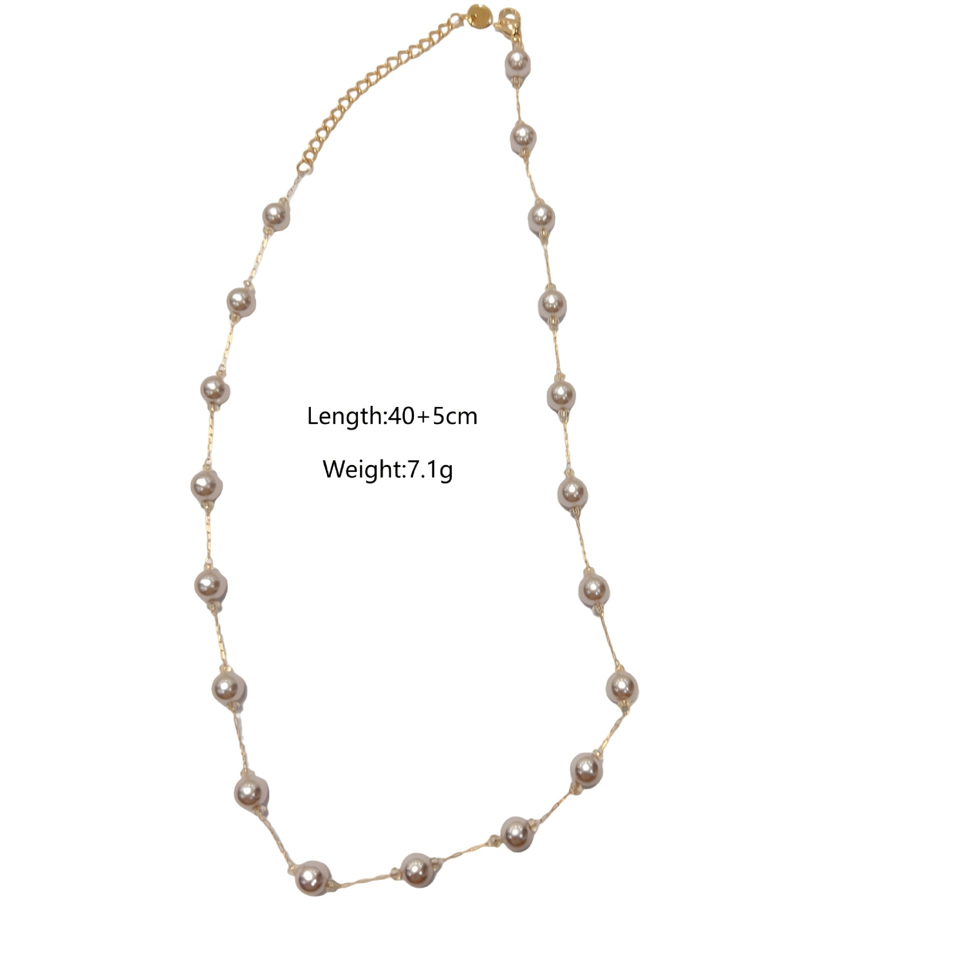 Wholesale Natural Stone Beaded Necklace Shell Ot Buckle Pendant Stainless Steel White Jade Pendant Necklace