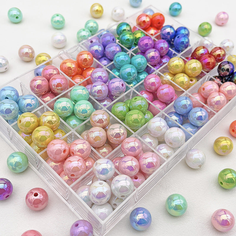 Wholesale 16mm Colorful Shell Round Beads Acrylic Beads ACC-BDS-DYL006