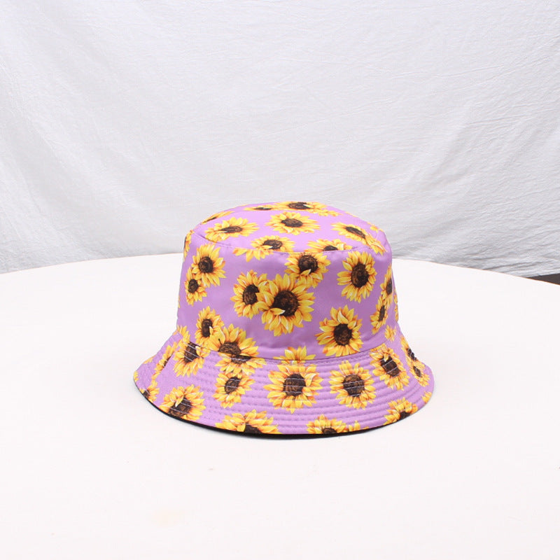Wholesale  Sunflower Fisherman's Hat  Bucket Hat