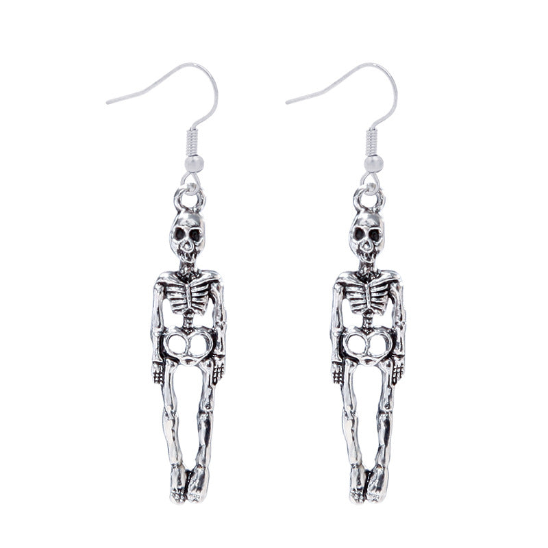 Wholesale Vintage Skeleton Frame Halloween Earrings ACC-ES-BinLi010