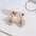 Wholesale Retro Glaze Gold Personality Exaggerated Silver Needle Middle Ancient Earrings