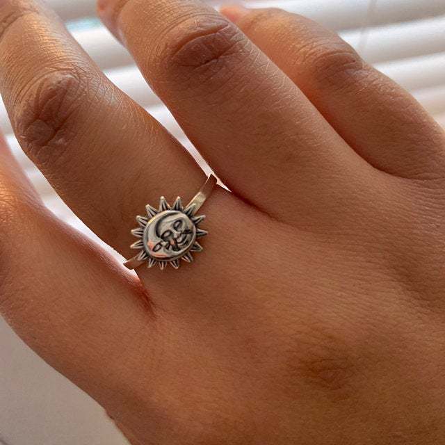 Wholesale Sunflower Smiley Face Ring