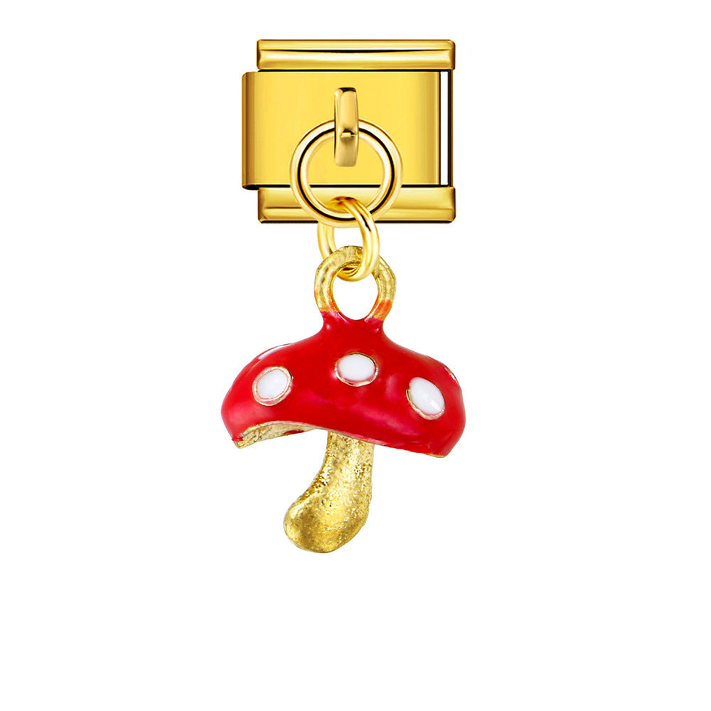 Wholesale Italian Charm Bracelet 9mm DIY Marine life Creative Stainless Steel Composable Bracelet