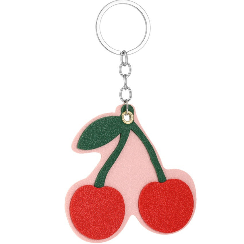 Wholesale Internet Celebrity Cartoon Fruit Cherry Keychain Pendant Creative Cute Girl Keychain Pendant Bag Pendant