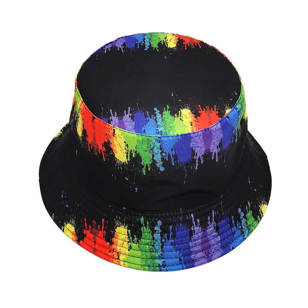 Wholesale  3D printed pattern fisherman hat  bucket hat