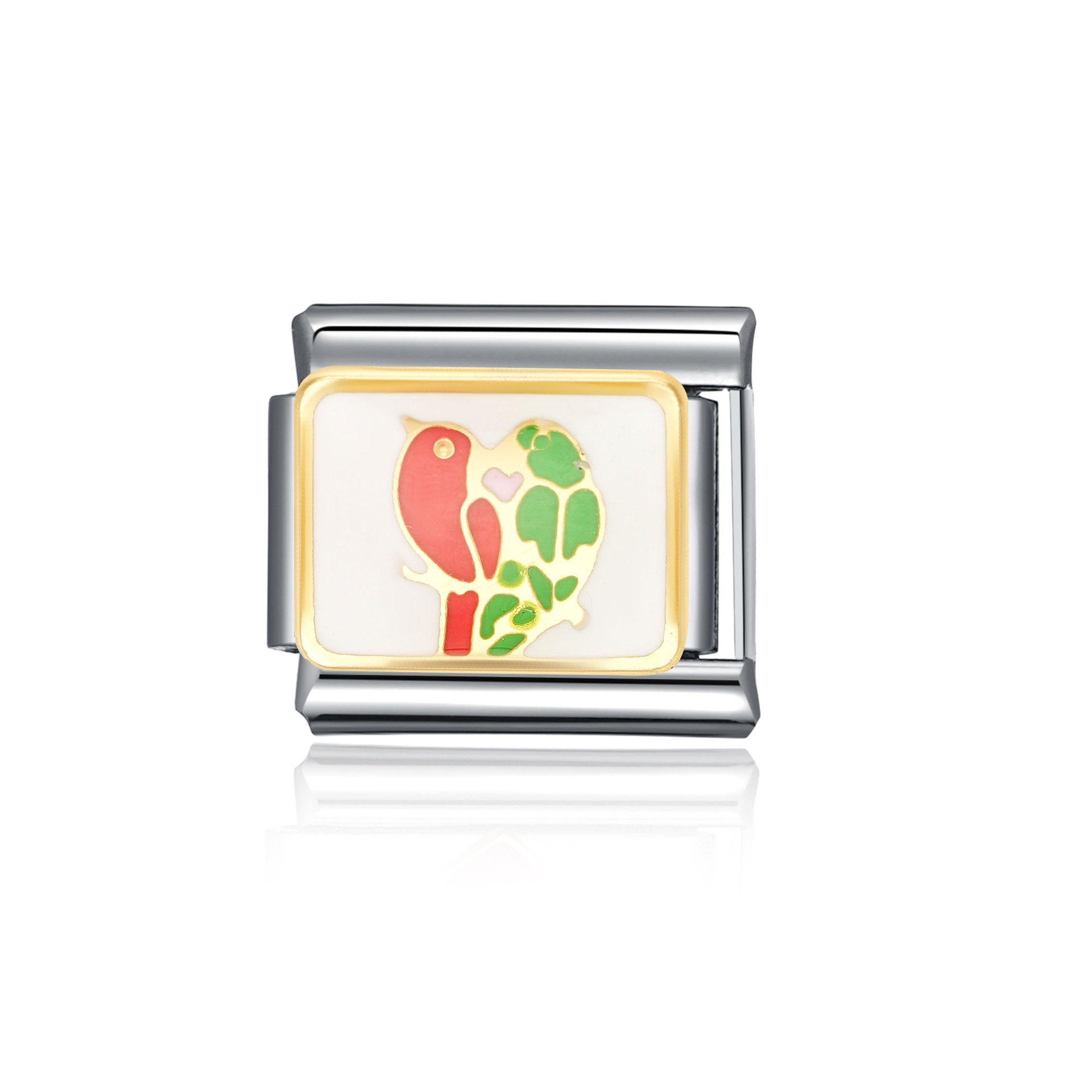 Wholesale Italian Charm Bracelet 9mm DIY Splicing Cute Cartoon Stainless Steel Composable Bracelet