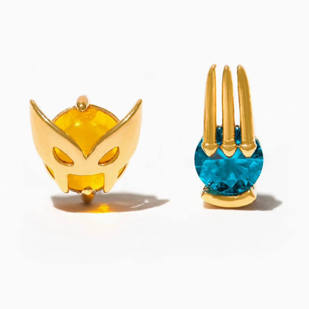 Wholesale Creative Oil Drop Inlaid Zircon Earrings ACC-ES-Xiny007