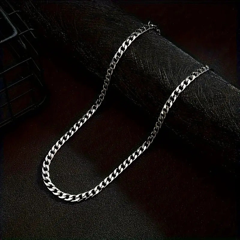 Wholesale Stylish Men S Hip Hop Cuban Necklace Titanium Steel Jewelry Accessory