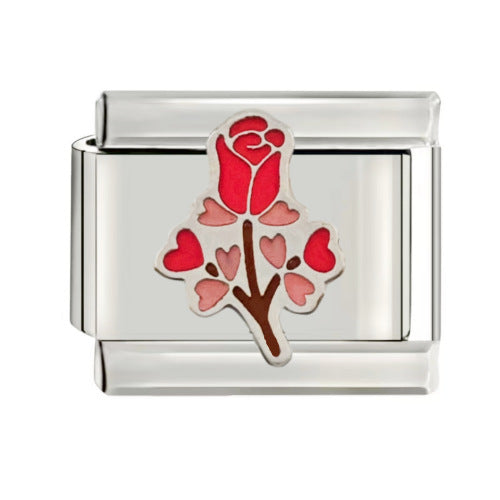Wholesale italian Charm Starter Bracelets DIY square Single Section Creative Stainless Steel Composable Bracelet