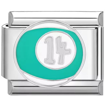 Wholesale  Italian Charm Bracelet 9mm DIY Billiards Snooker  Creative Stainless Steel Composable Bracelet