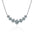 Wholesale 925 Sterling Silver Smile Seven Princess Necklace