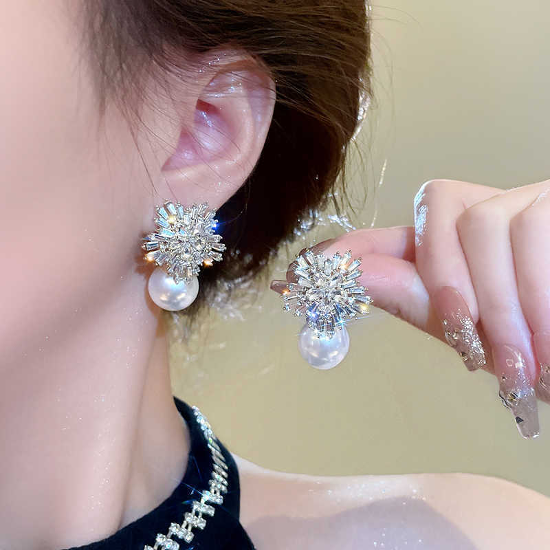 Wholesale 925 Silver Needle Design Acrylic Earrings