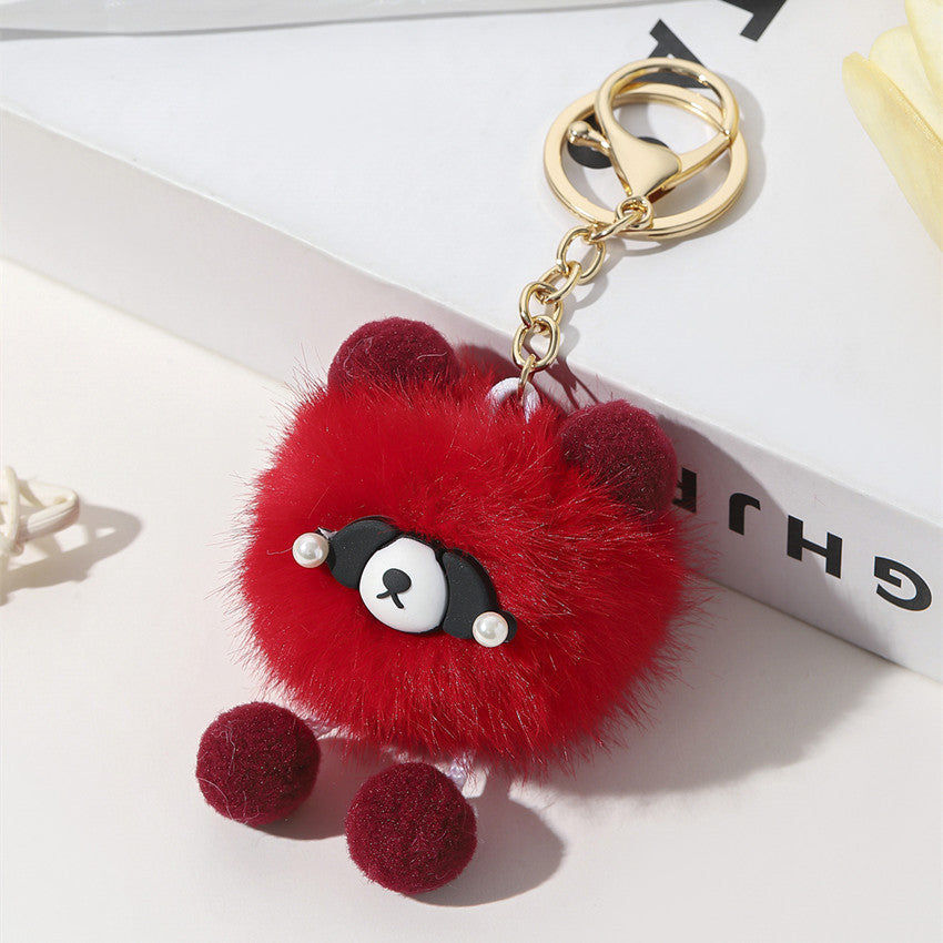 Wholesale Cartoon Cute Plush Bear Keychain Creative Keychain ACC-KC-RongR023